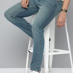 Flying Machine Men Slash Slim Tapered Fit Mid-Rise Heavy Fade Stretchable Jeans-image-77