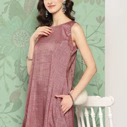 InWeave Striped Regular Kurta with Palazzos-picture-23