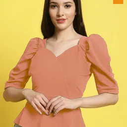 Metronaut WomenPack Of 2 Sweetheart Neck Crop Top-image-50