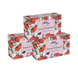 Mirah Belle Pack of 3 Tomato & Grapeseed Soap - 125 g each-49