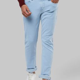 Raymond Men Blue Slim Fit Mid-Rise Clean Look Jeans-image-49