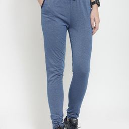 Boston Club Women Turquoise Blue Solid Track Pants-image-53