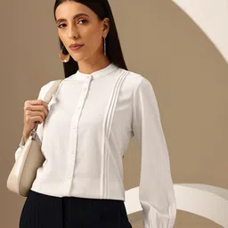 Chemistry Mandarin Collar Top-picture-0