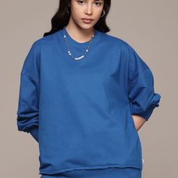 Roadster The Life Co. Drop-Shoulders Sweatshirt-picture-6