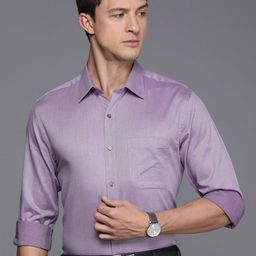 Raymond Men Pure Cotton Slim Fit Opaque Formal Shirt-image-37