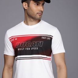 Ducati Brand Logo Graphic Printed T-shirt-image-90