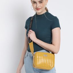 KLEIO Vegan Quilted Sling Cross Body Bag-15