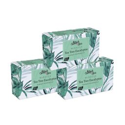 Mirah Belle Pack of 3 Tea Tree, Eucalyptus Anti Acne Soap 125 gm (each)-19