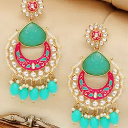 OOMPH Floral Drop Earrings-image-94