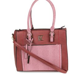 Kazo Red Women Colourblocked Shoulder Bag-image-100