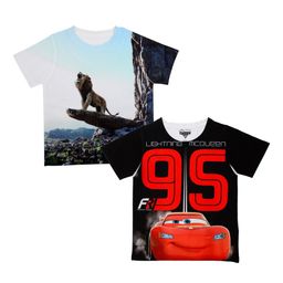 Disney by Wear Your Mind Boys White Printed Round Neck T-shirt Pack of 2-picture-12