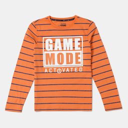 Jockey Boys Combed Cotton Graphic Printed Round Neck Full Sleeve Tshirt - CB04-image-92