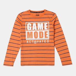 Jockey Boys Combed Cotton Graphic Printed Round Neck Full Sleeve Tshirt - CB04-image-93