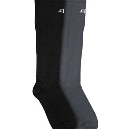 Heelium Pack Of 2 Solid Knee-Length Anti-Odour Sustainable Compression Socks-44