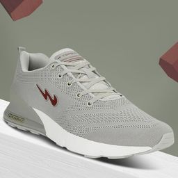 Campus Men Grey Mesh Running Shoes-image-86