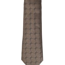 Calvadoss Men Taupe Woven Design Broad Tie-image-7