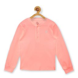 KiddoPanti Kids Henley Neck Cotton T-shirt-image-92
