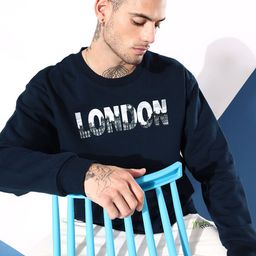 DILLINGER Men Typography Printed Oversized Sweatshirt-picture-15