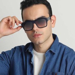 IDEE Men Square Sunglasses with UV Protected Lens IDS3106C3SG image 3