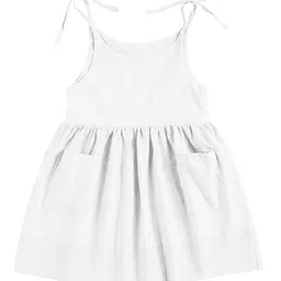 THE BABY ATELIER Girls Off White Pure Cotton Nightdress-image-94