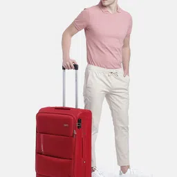 VIP Widget Solid Medium 360 Degree Rotatable Trolley Suitcase-2