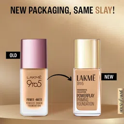 Lakme 9to5 Powerplay Priming Foundation, Built in Primer, SPF 20, Neutral Nude, 25 ml image 5