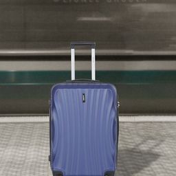 Roadster Textured Hard-Sided Medium Trolley Suitcase 55L-14