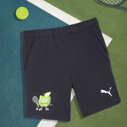 Puma Unisex Kids Blue Fruitmates Pure Cotton Regular Fit Shorts-image-32