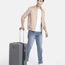 Wildcraft Set of 2 Citron Trolley Suitcases - Cabin & Medium image 2