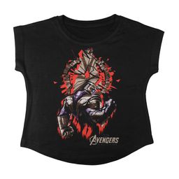 Marvel by Wear Your Mind Girls Black Printed Top-picture-29