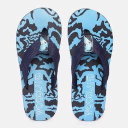 Woodland Men Abstract Printed Thong Flip-Flops-picture-57