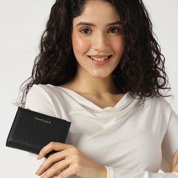 Fastrack Women Textured PU Two Fold Wallet-43