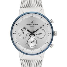 Daniel Klein Exclusive Men Silver-Toned Multifunction Watch DK11750-5-image-20