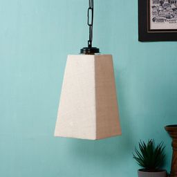 Devansh White Solid Traditional Hanging Lamp-5