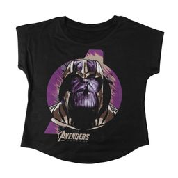 Marvel by Wear Your Mind Girls Black Printed Top-picture-3