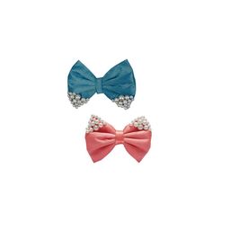 ONE on ONE Girls Set Of 2 Embellished Alligator Hair Clips-29
