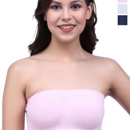 INDIROCKS Bandeau Bra Half Coverage-26