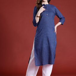 Anouk Geometric Printed Kurta-image-37