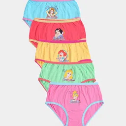 Bodycare Girls Pack of 5 Assorted Disney Princess Printed Briefs KIA9109-PK001-image-59