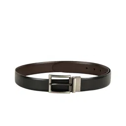 ZEVORA Men Black & Brown Solid Reversible Belt-image-88