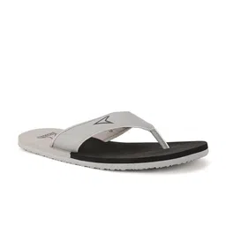Power Men Grey & Black Colourblocked Thong Flip-Flops-image-43
