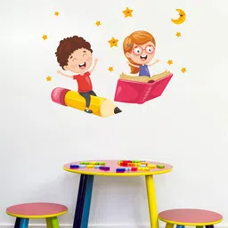 rawpockets Multicoloured Flying Kids Wall Stickers-picture-45