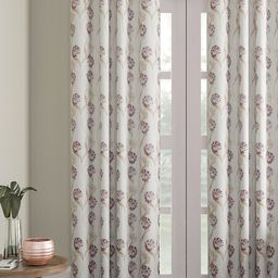 Soumya Off-White & Purple Single Long Door Curtain-image-72
