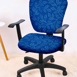 Cortina Set Of 8 Blue Printed Chair Covers-image-60