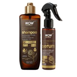 WOW SKIN SCIENCE Hair Loss Control Kit - Shampoo & Hair Serum - 100ml each-46