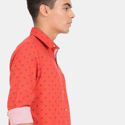 U S Polo Assn Men Red Floral Printed Casual Shirt-image-55