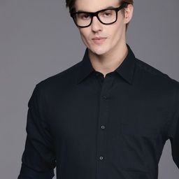 Raymond Men Pure Cotton Slim Fit Opaque Formal Shirt-image-88