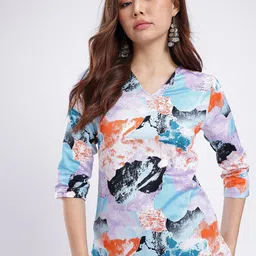 Anouk Rustic Printed Pure Cotton Kurti-picture-53