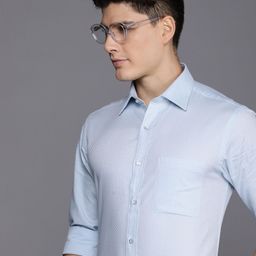 Raymond Men Pure Cotton Slim Fit Opaque Formal Shirt-image-61