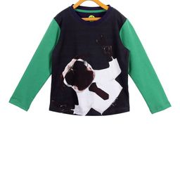 YK Boys Navy Blue Printed Round Neck T-shirt-image-84